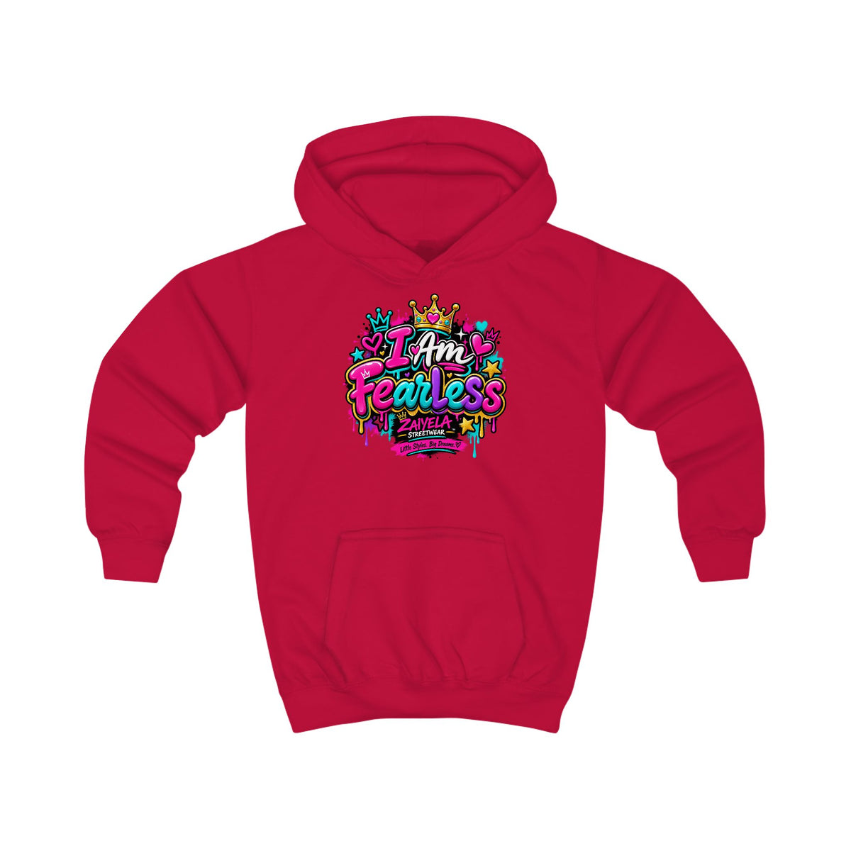 Kids Hoodie I am Fearless