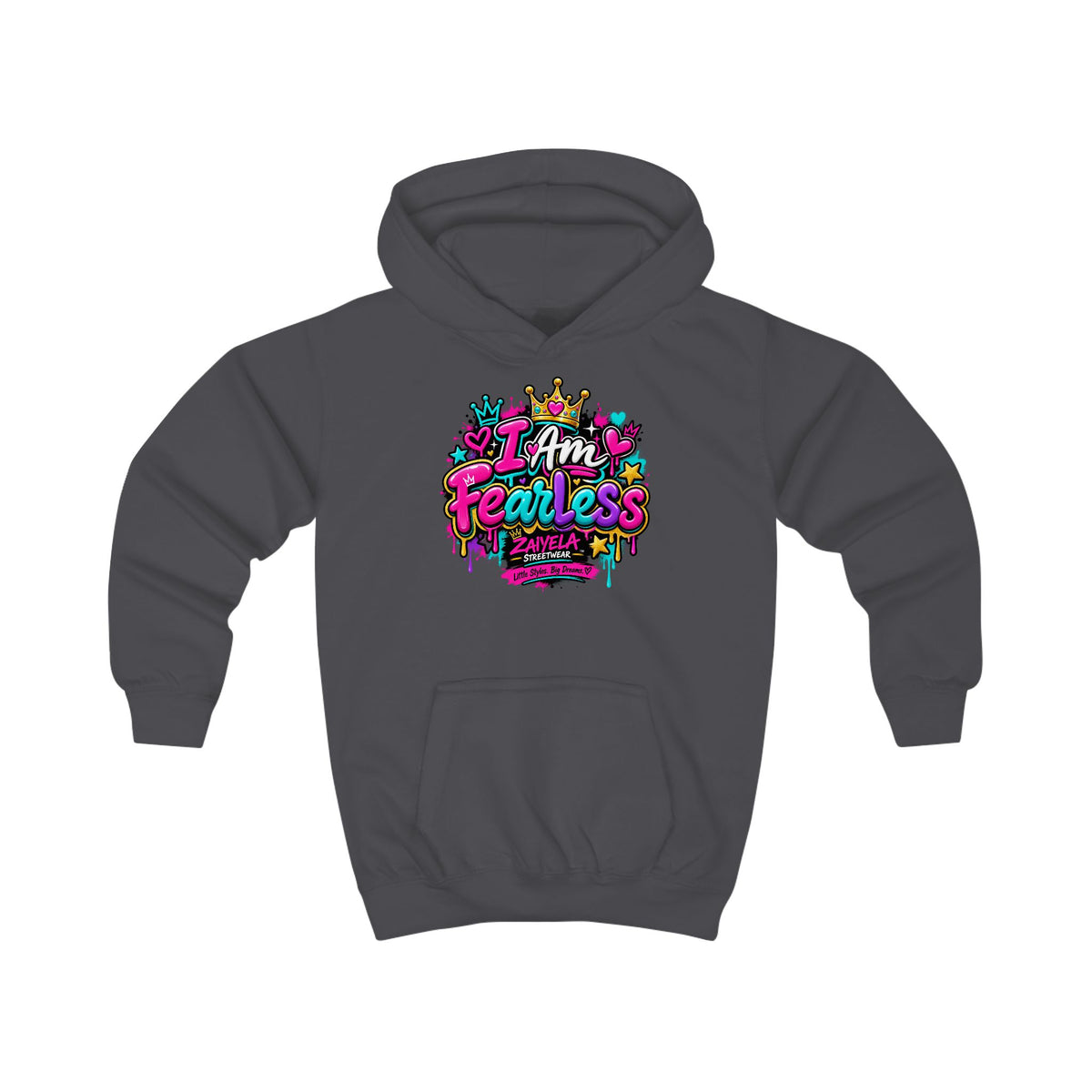 Kids Hoodie I am Fearless