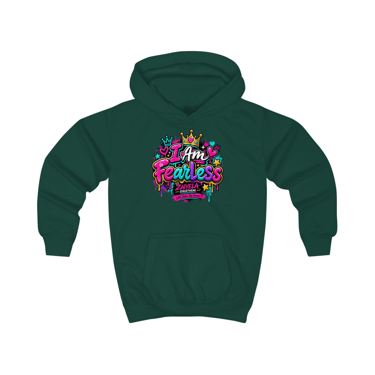 Kids Hoodie I am Fearless