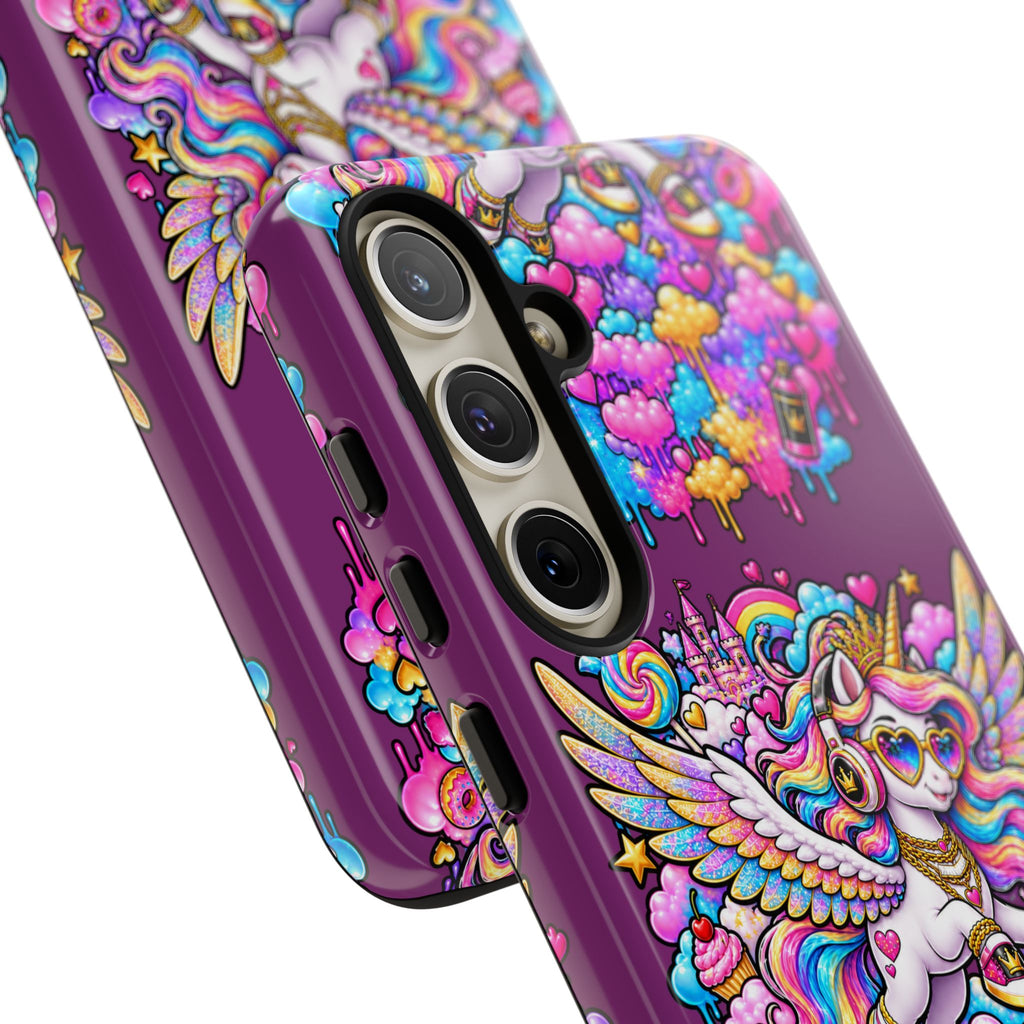 Unicorn Cute Tough Case — Colorful Rainbow Pegasus Phone Case