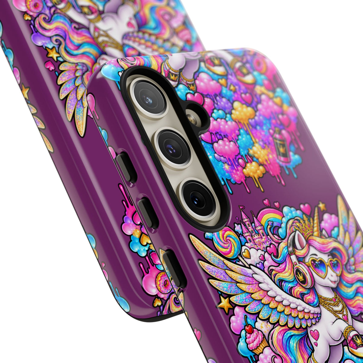 Unicorn Cute Tough Case — Colorful Rainbow Pegasus Phone Case