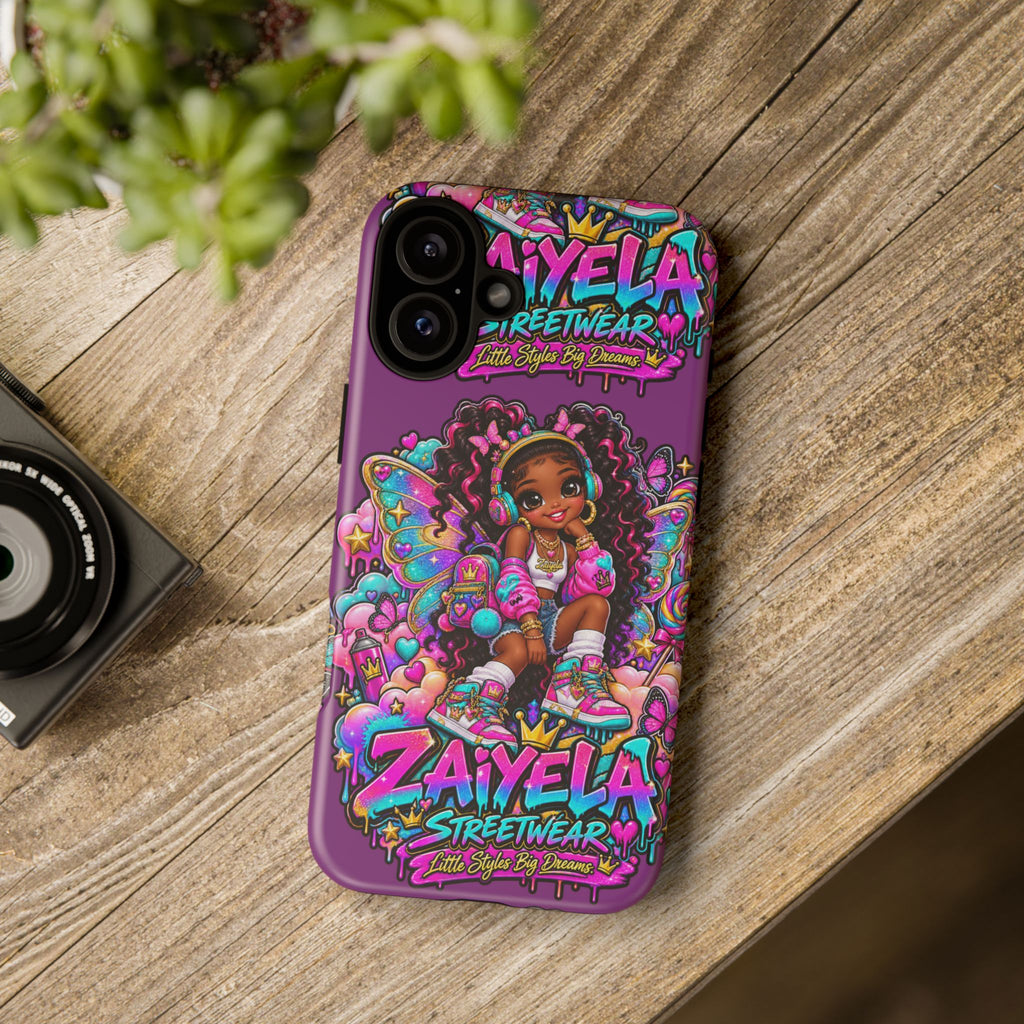Cute Afro Rainbow Fairy Phone Case Fairy Streetwear Princess Protective Cover