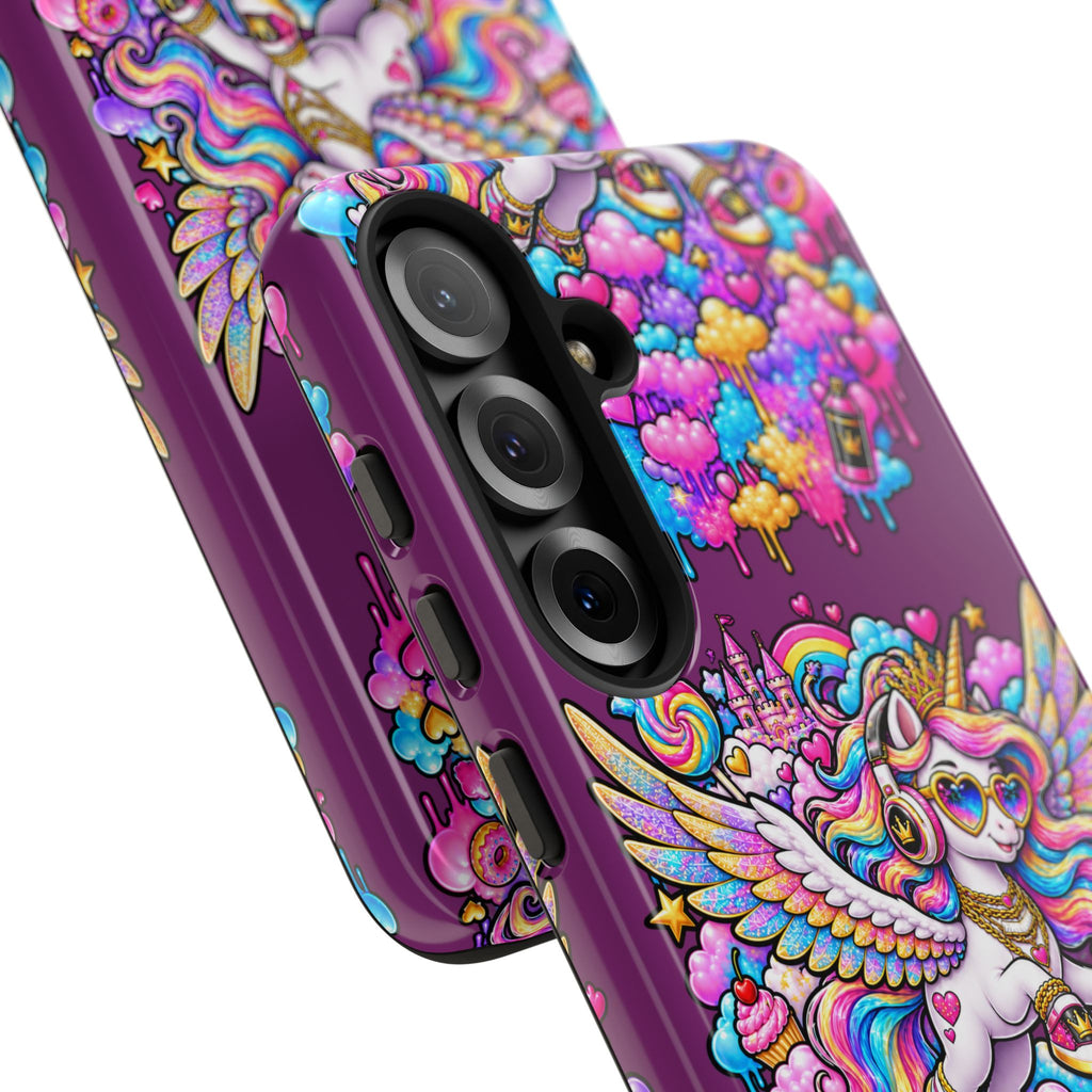Unicorn Cute Tough Case — Colorful Rainbow Pegasus Phone Case