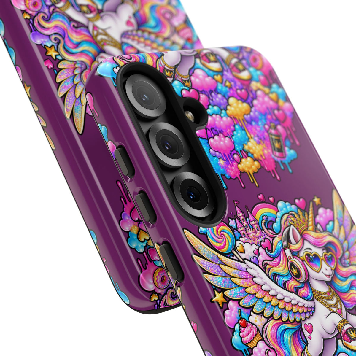 Unicorn Cute Tough Case — Colorful Rainbow Pegasus Phone Case