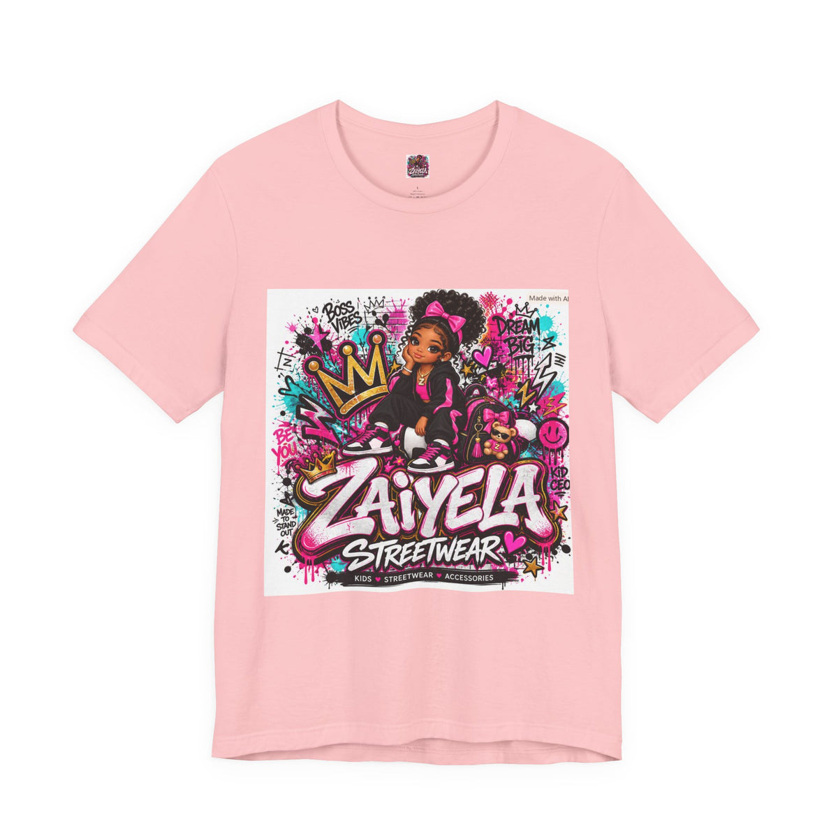 Zaiyela Streetwear Graffiti Tee