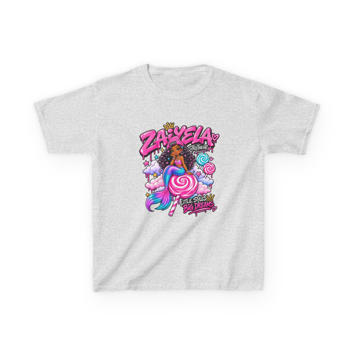 Kids Tee  Zaiyela  Candy Cloud Girl Graphic