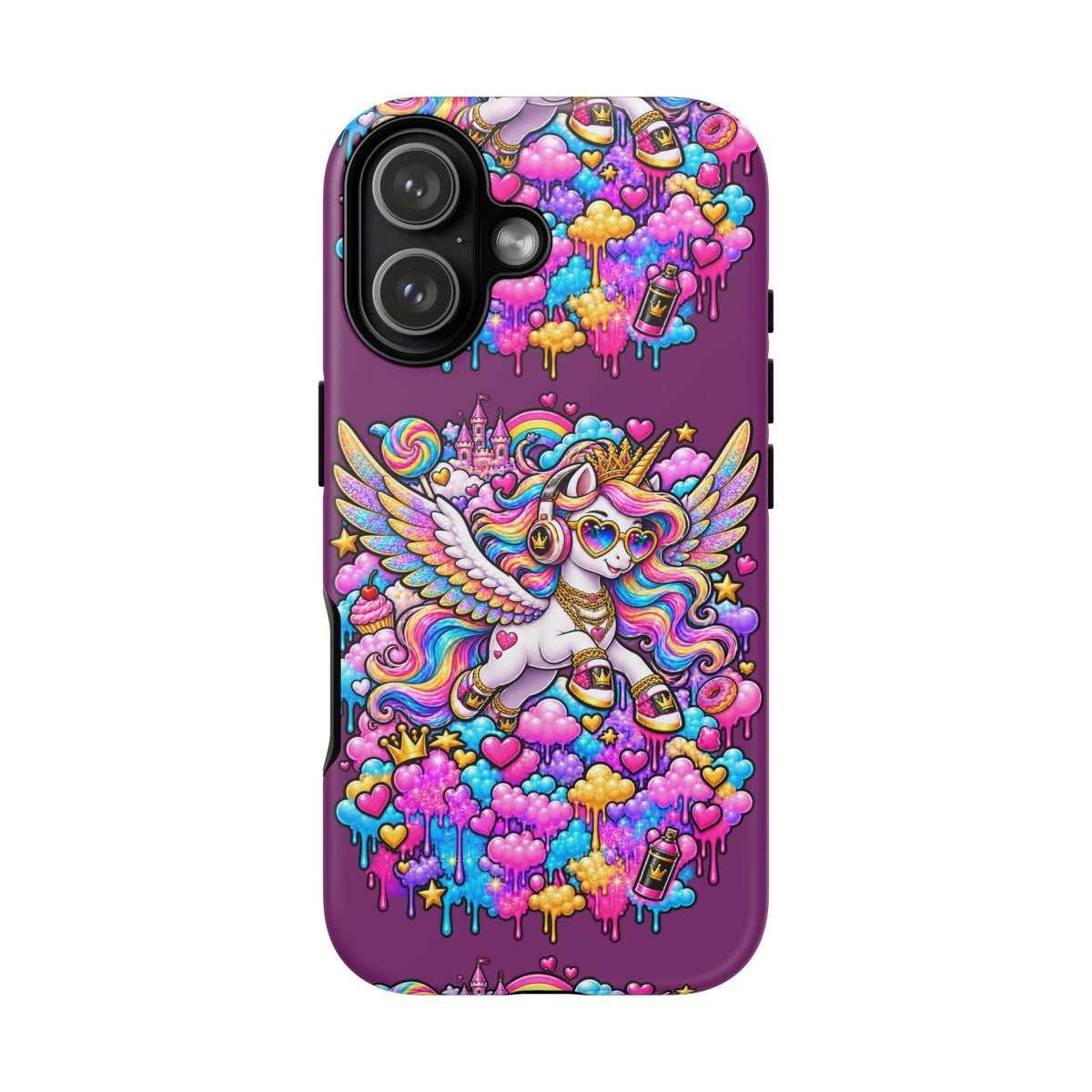 Unicorn Cute Tough Case — Colorful Rainbow Pegasus Phone Case