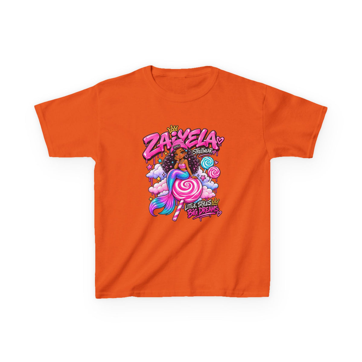 Kids Tee  Zaiyela  Candy Cloud Girl Graphic