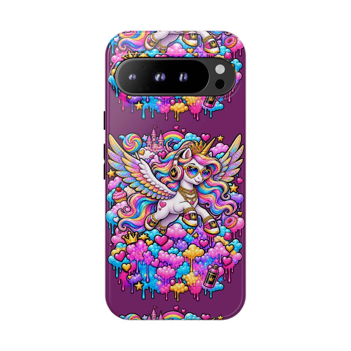 Unicorn Cute Tough Case — Colorful Rainbow Pegasus Phone Case