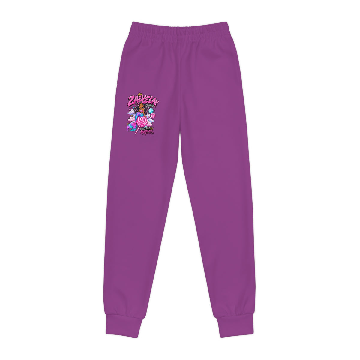 Youth Joggers with Colorful Monster Graphic Kids Sweatpants