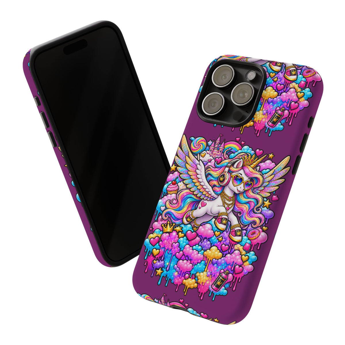 Unicorn Cute Tough Case — Colorful Rainbow Pegasus Phone Case