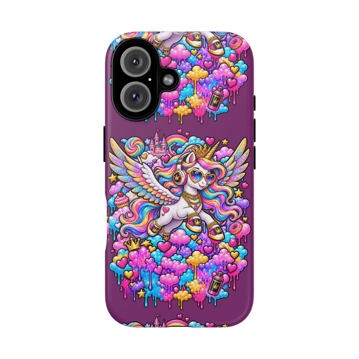 Unicorn Cute Tough Case — Colorful Rainbow Pegasus Phone Case