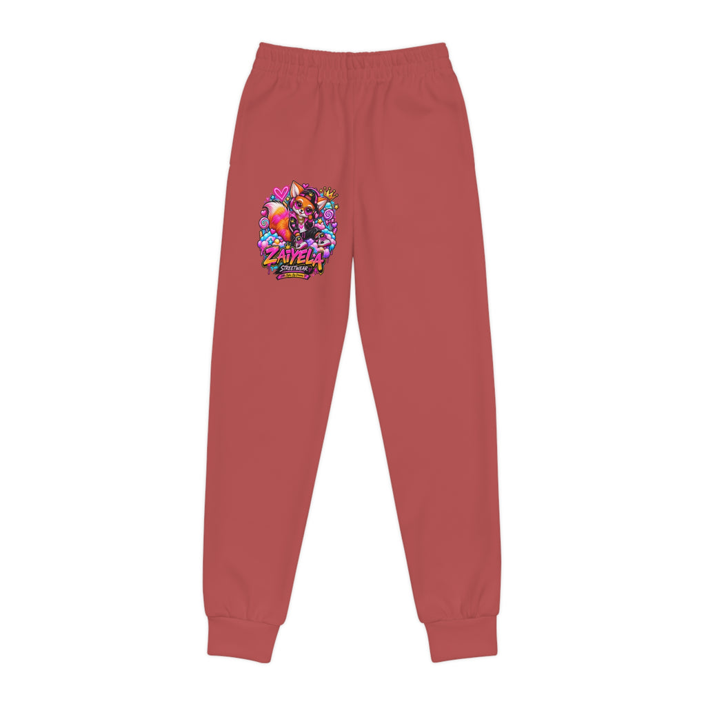 Youth Joggers — Colorful Fox Streetwear Star Sweatpants