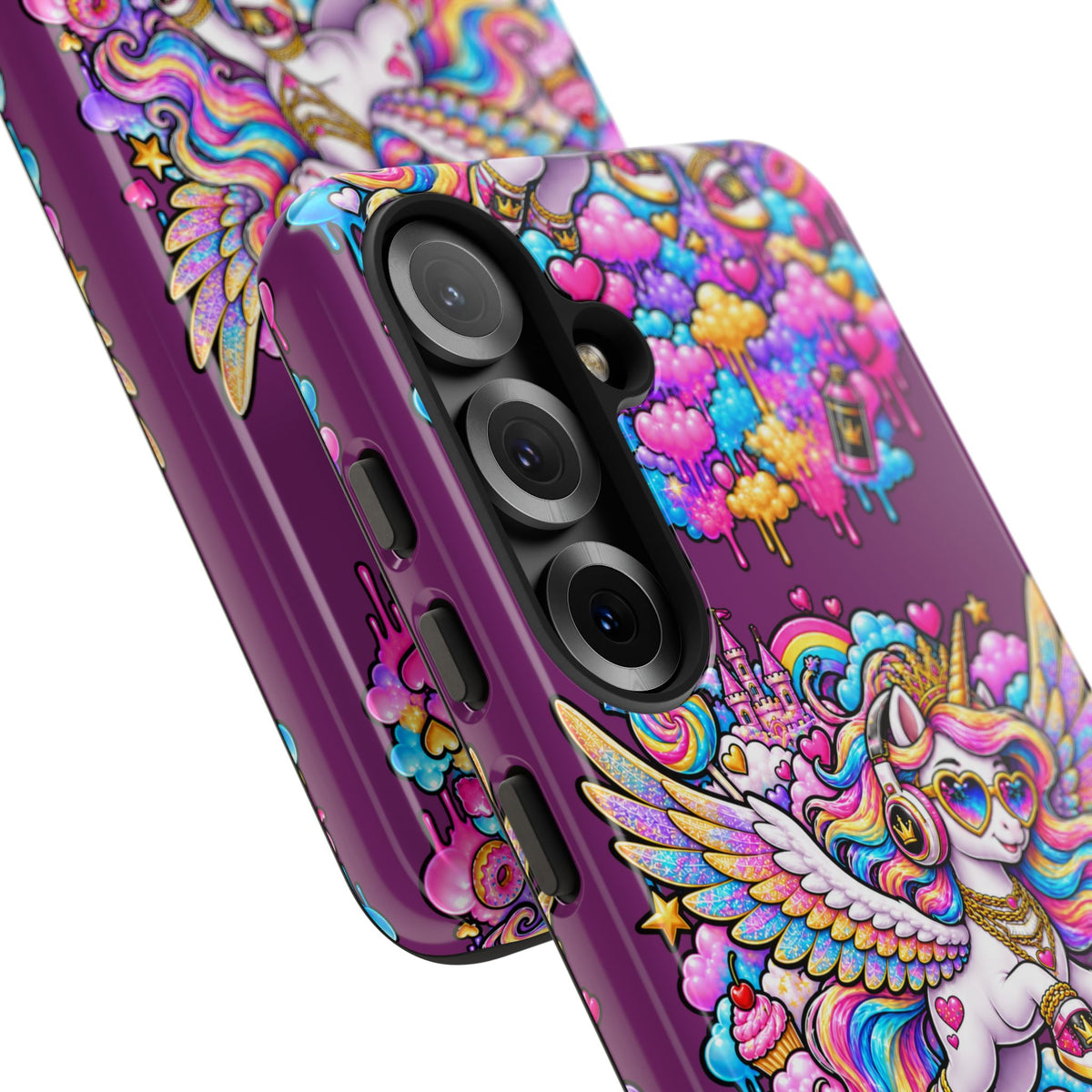 Unicorn Cute Tough Case — Colorful Rainbow Pegasus Phone Case