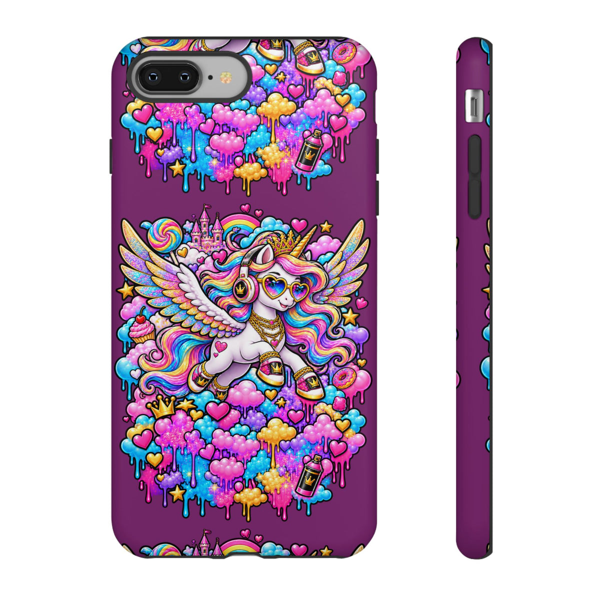 Unicorn Cute Tough Case — Colorful Rainbow Pegasus Phone Case