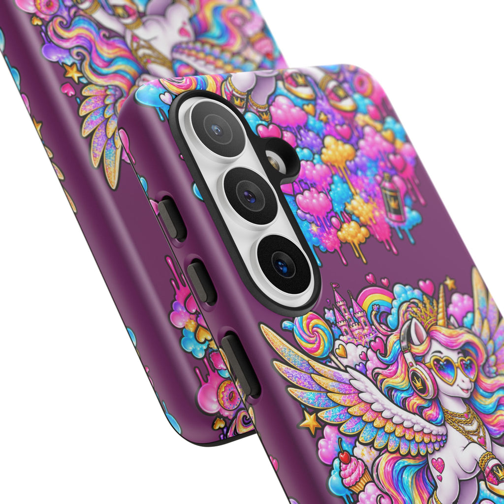Unicorn Cute Tough Case — Colorful Rainbow Pegasus Phone Case