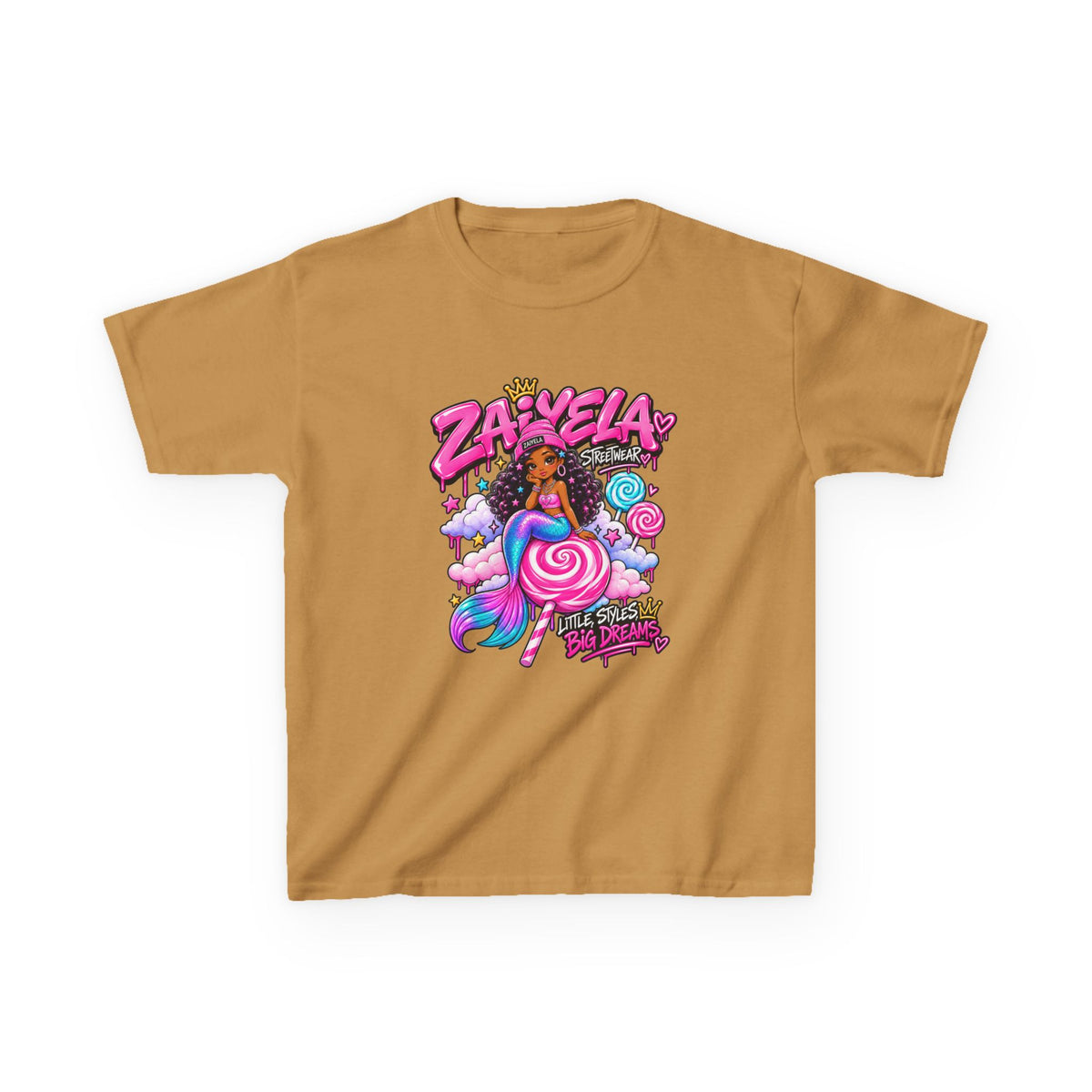 Kids Tee  Zaiyela  Candy Cloud Girl Graphic
