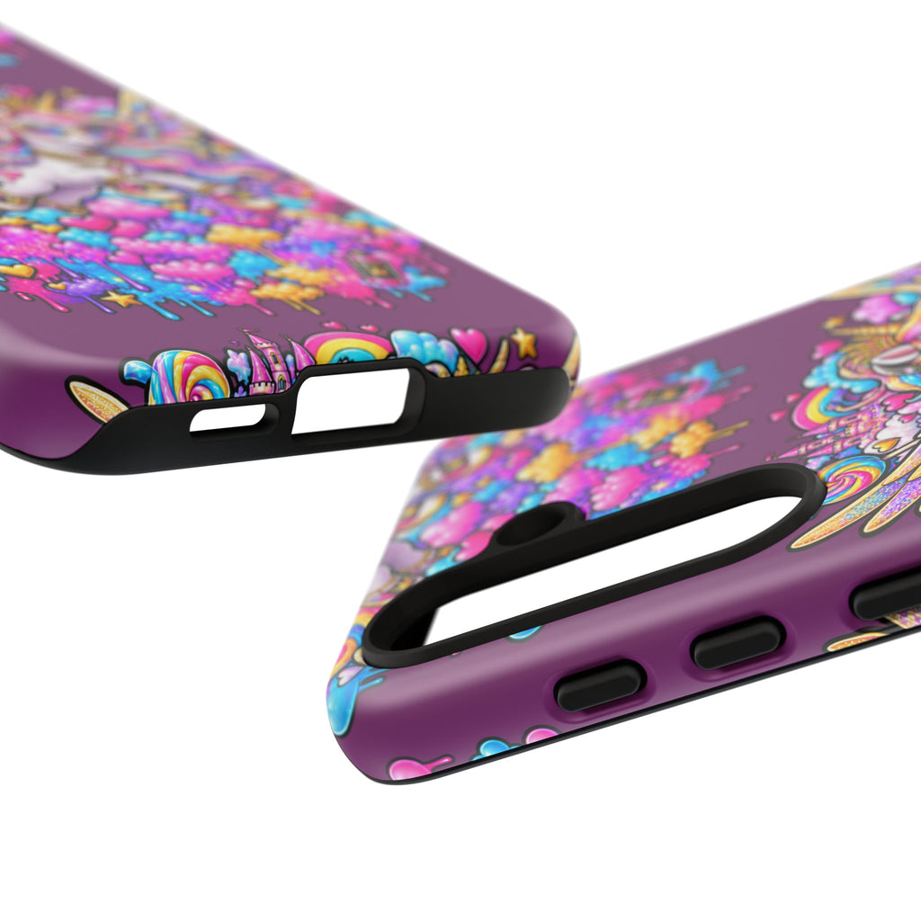 Unicorn Cute Tough Case — Colorful Rainbow Pegasus Phone Case