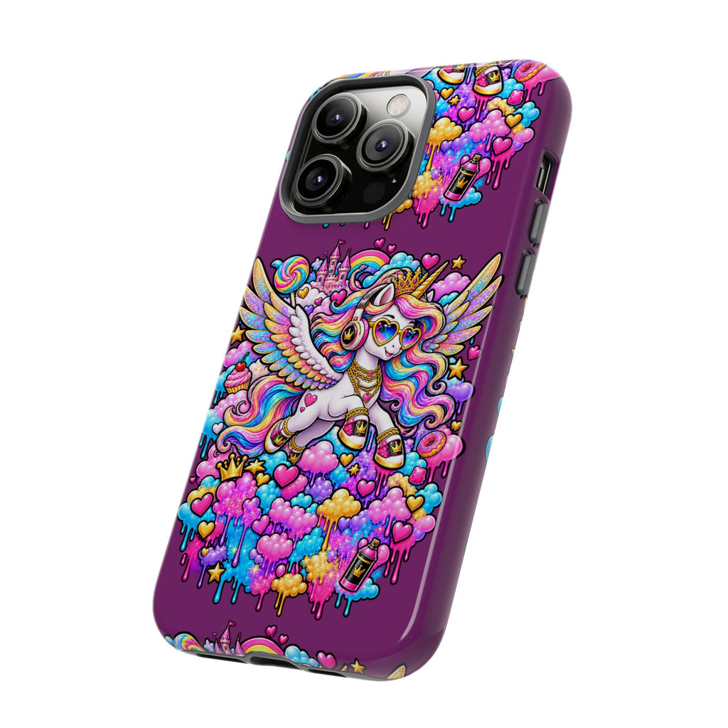 Unicorn Cute Tough Case — Colorful Rainbow Pegasus Phone Case