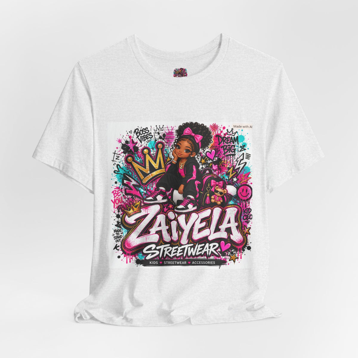 Zaiyela Streetwear Graffiti Tee