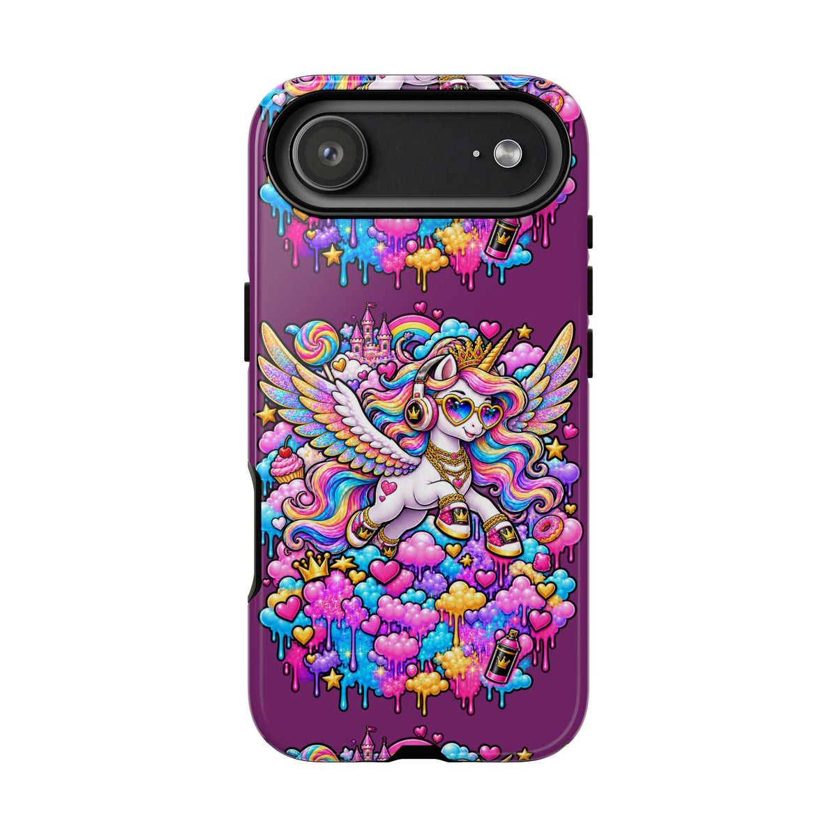 Unicorn Cute Tough Case — Colorful Rainbow Pegasus Phone Case