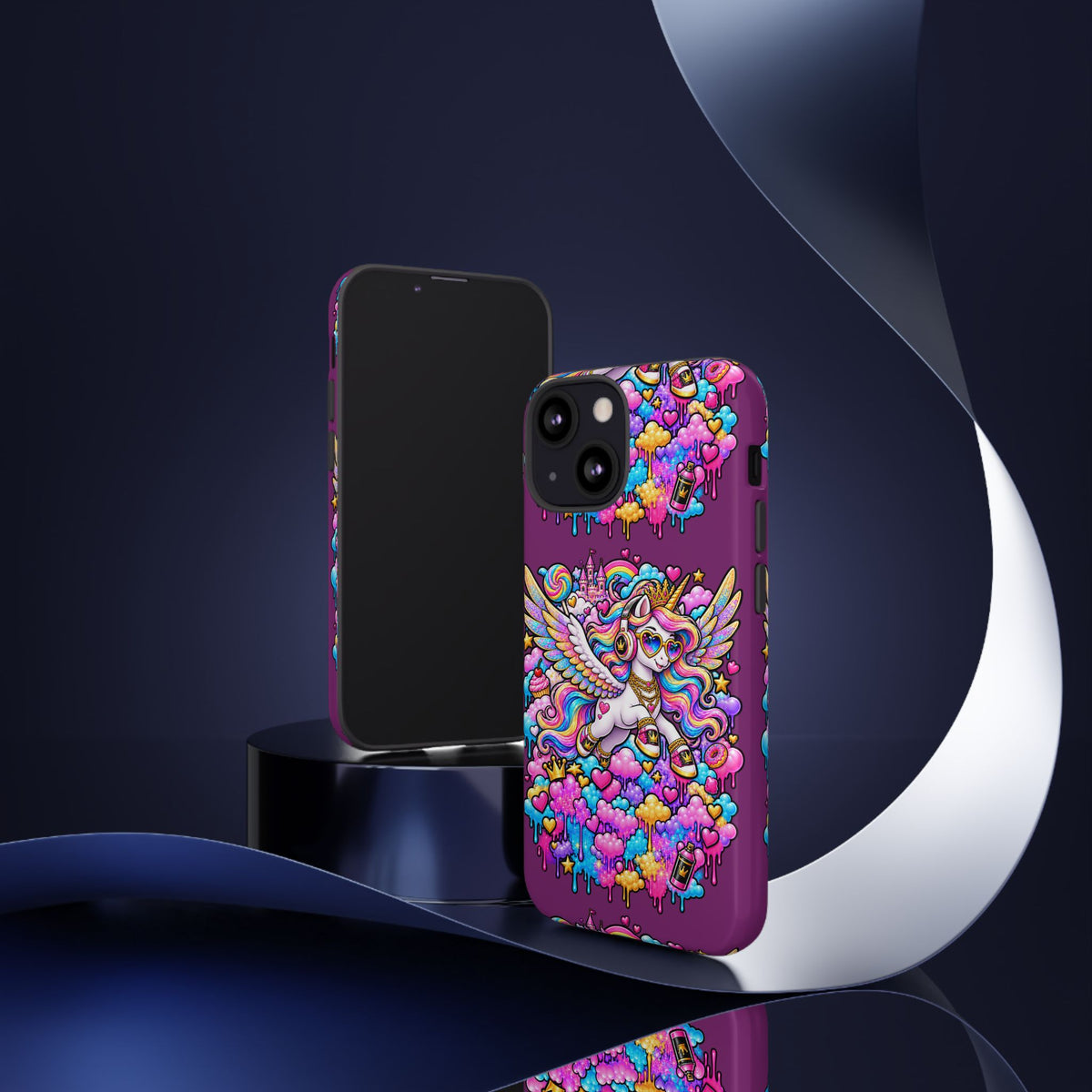 Unicorn Cute Tough Case — Colorful Rainbow Pegasus Phone Case