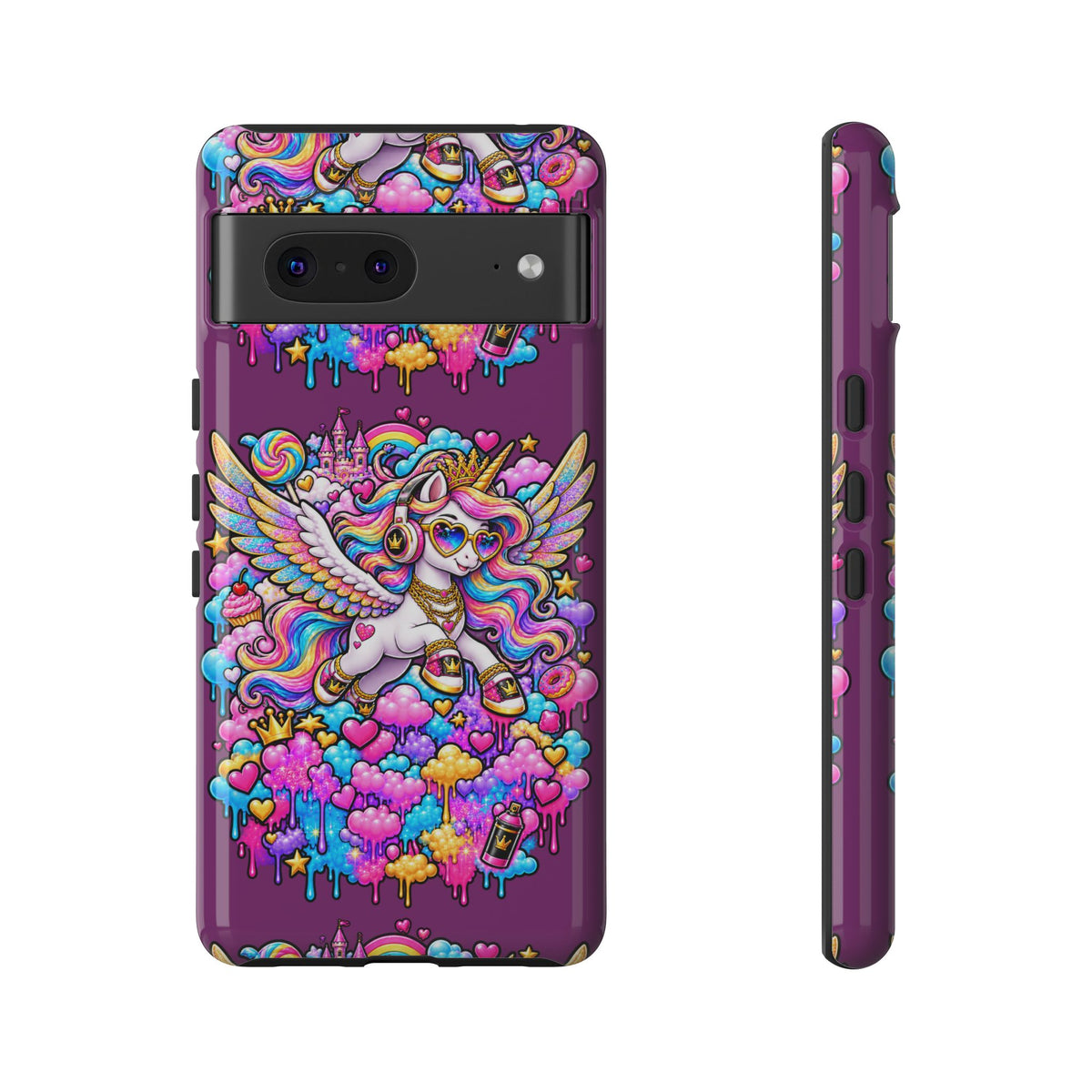 Unicorn Cute Tough Case — Colorful Rainbow Pegasus Phone Case