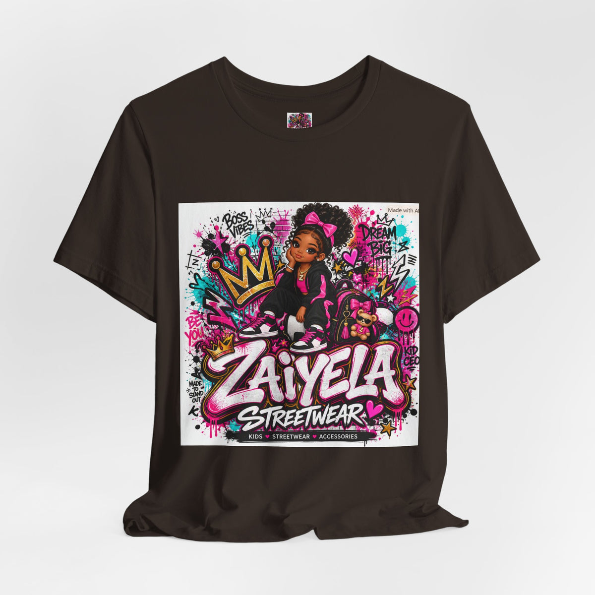 Zaiyela Streetwear Graffiti Tee