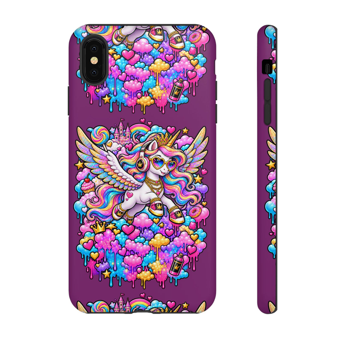 Unicorn Cute Tough Case — Colorful Rainbow Pegasus Phone Case