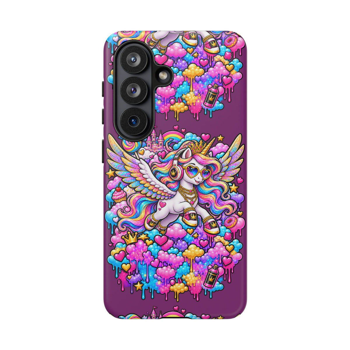 Unicorn Cute Tough Case — Colorful Rainbow Pegasus Phone Case