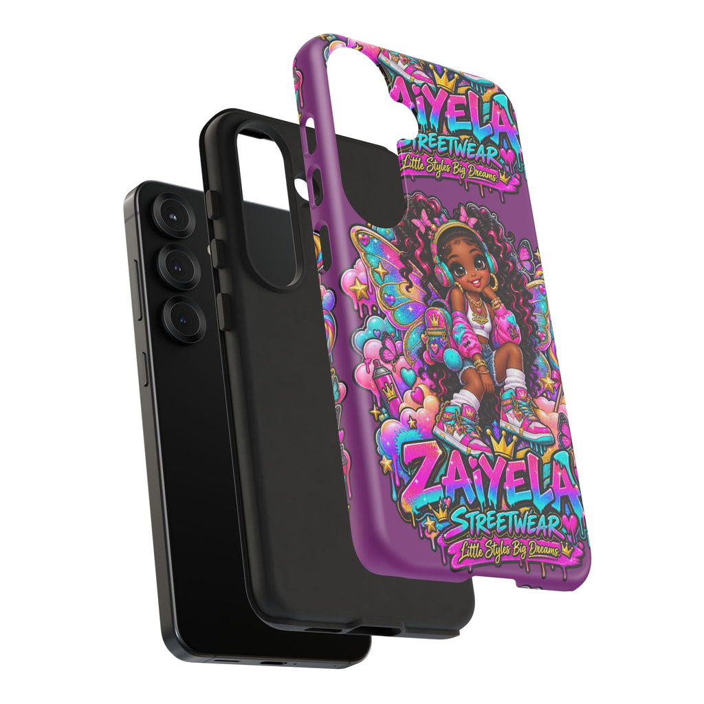 Cute Afro Rainbow Fairy Phone Case Fairy Streetwear Princess Protective Cover