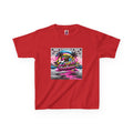 Kids Tee  Retro Neon  Sweetwater Tropical Sunset Graphic