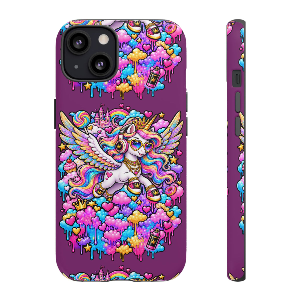 Unicorn Cute Tough Case — Colorful Rainbow Pegasus Phone Case