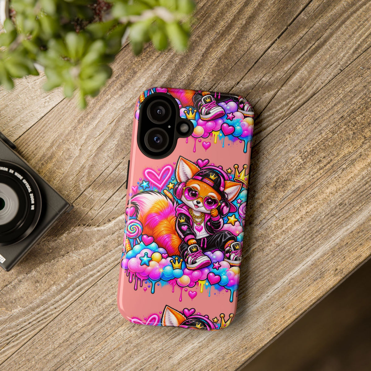Cute Streetwear Fox Phone Case — Fox Streetwear Star