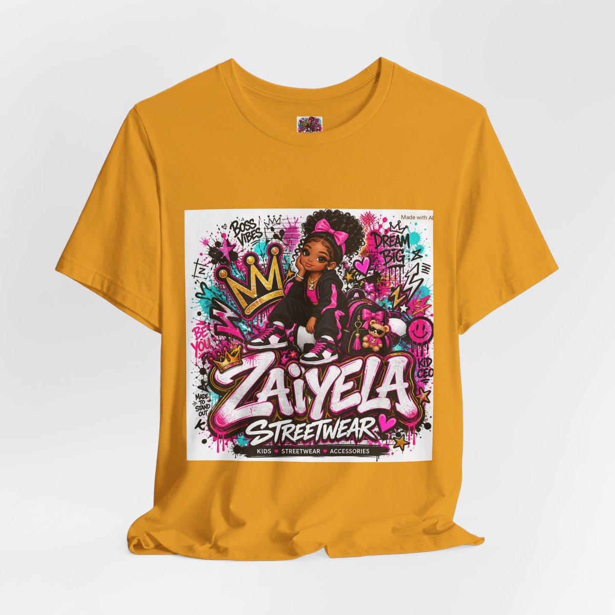 Zaiyela Streetwear Graffiti Tee