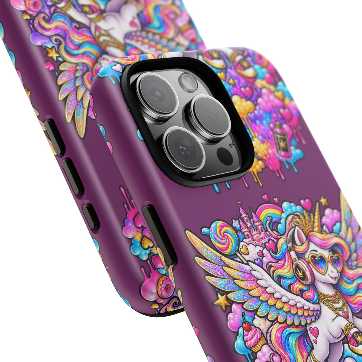 Unicorn Cute Tough Case — Colorful Rainbow Pegasus Phone Case