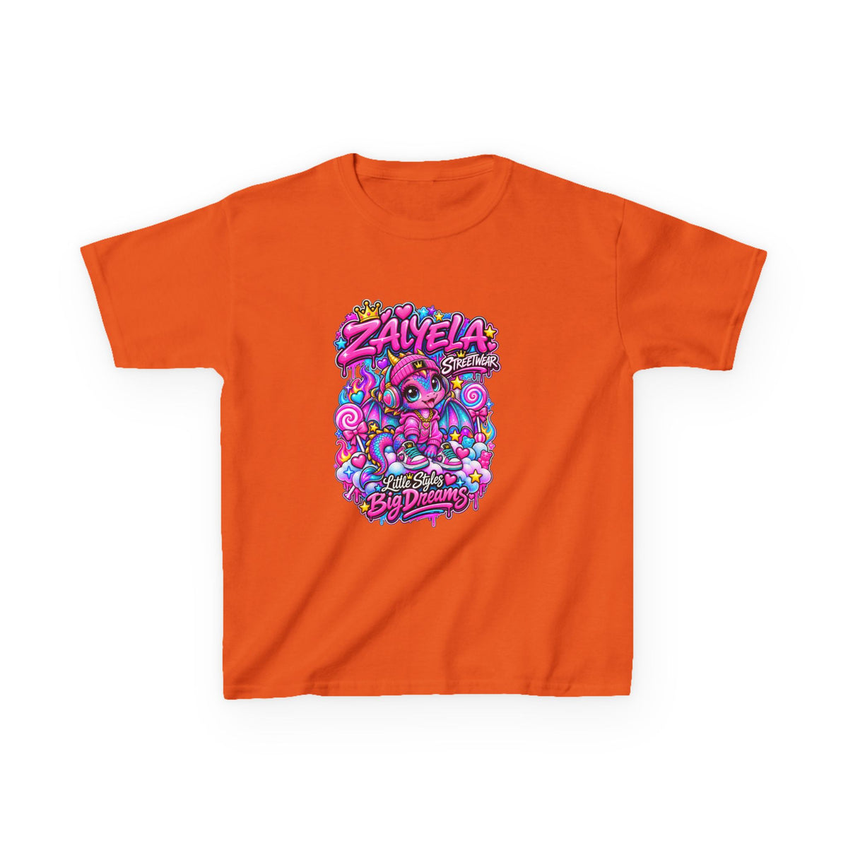 Kids Tee — Colorful Candy Galaxy "Zayelia" Graphic