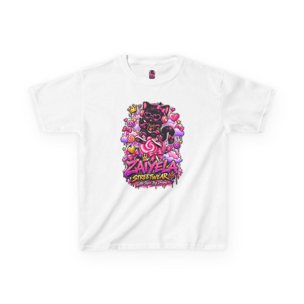 Kids Tee — Zaiyela Streetwear Cute Magical Kitty