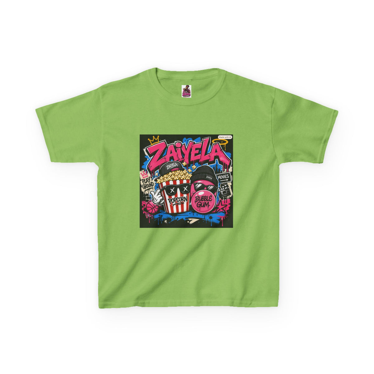 Kids T‑Shirt Big Dreams Inspiring Cartoon Tee for Aspiring Kids