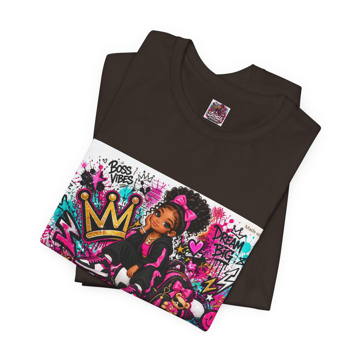 Zaiyela Streetwear Graffiti Tee