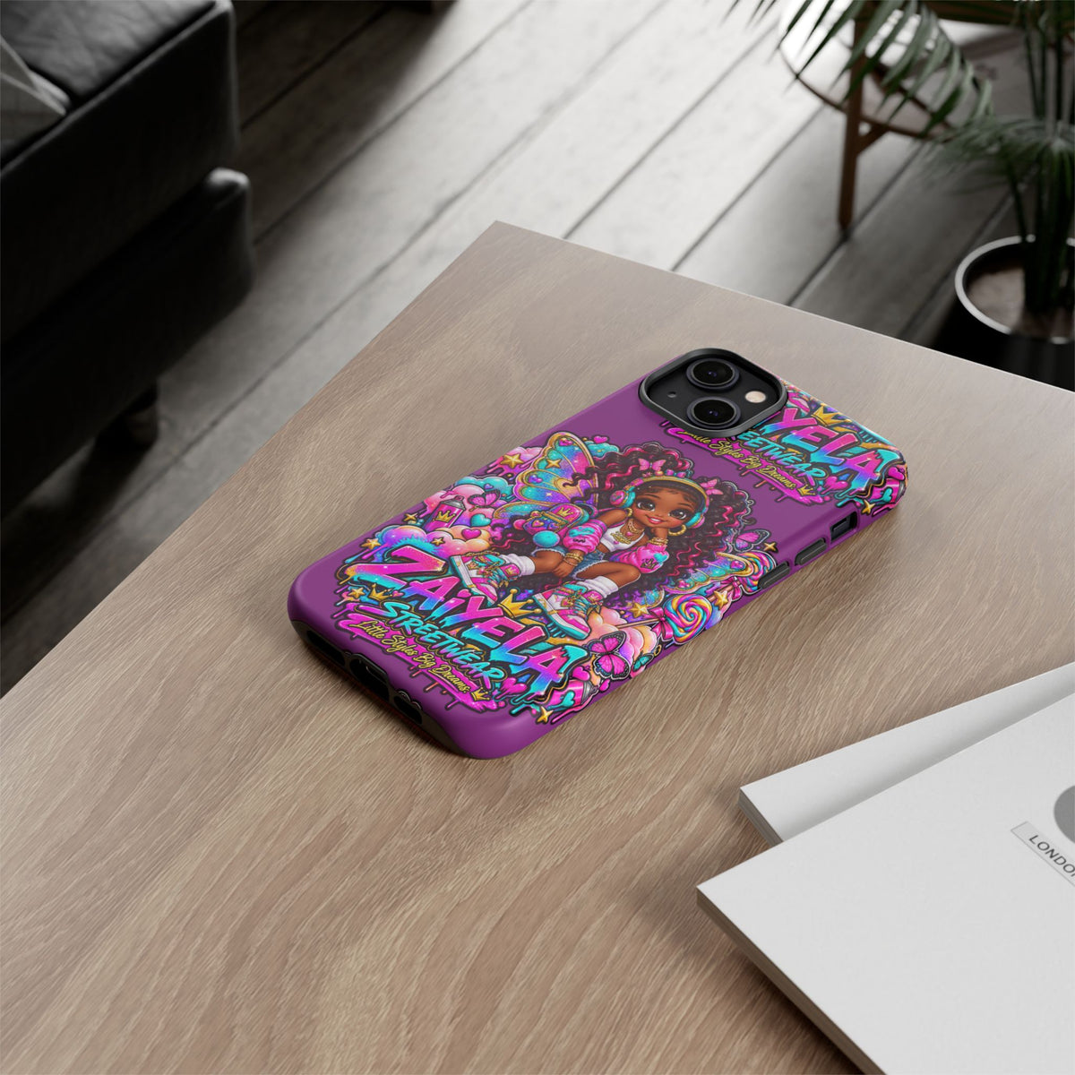 Cute Afro Rainbow Fairy Phone Case Fairy Streetwear Princess Protective Cover