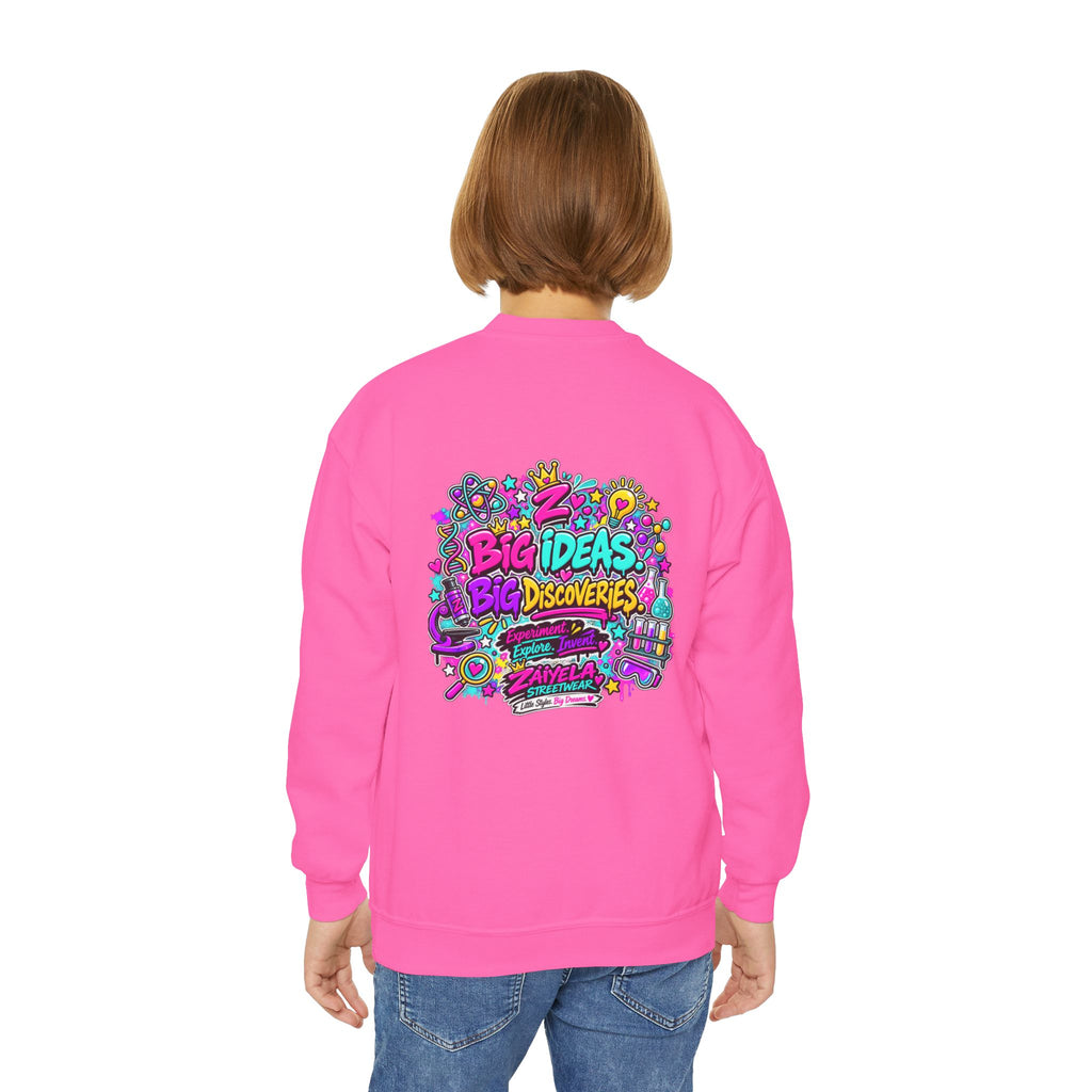Future Scientist Youth Sweatshirt — Bright STEM Crewneck for Kids