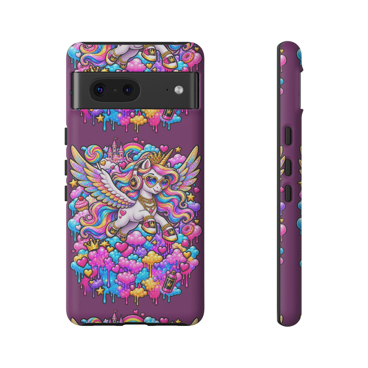 Unicorn Cute Tough Case — Colorful Rainbow Pegasus Phone Case