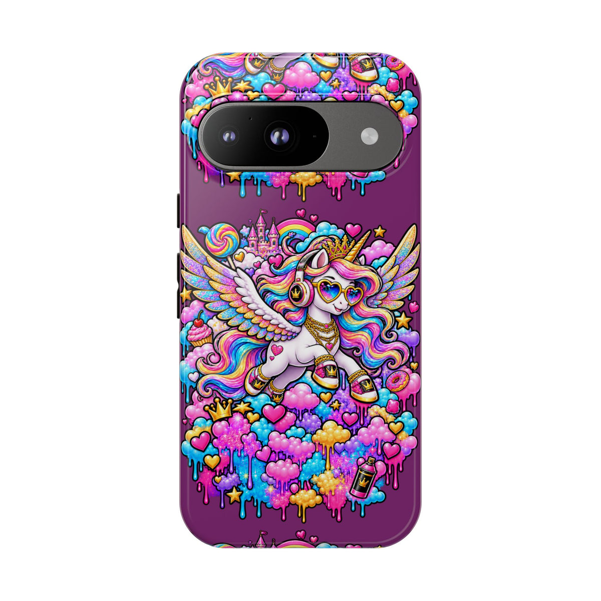 Unicorn Cute Tough Case — Colorful Rainbow Pegasus Phone Case