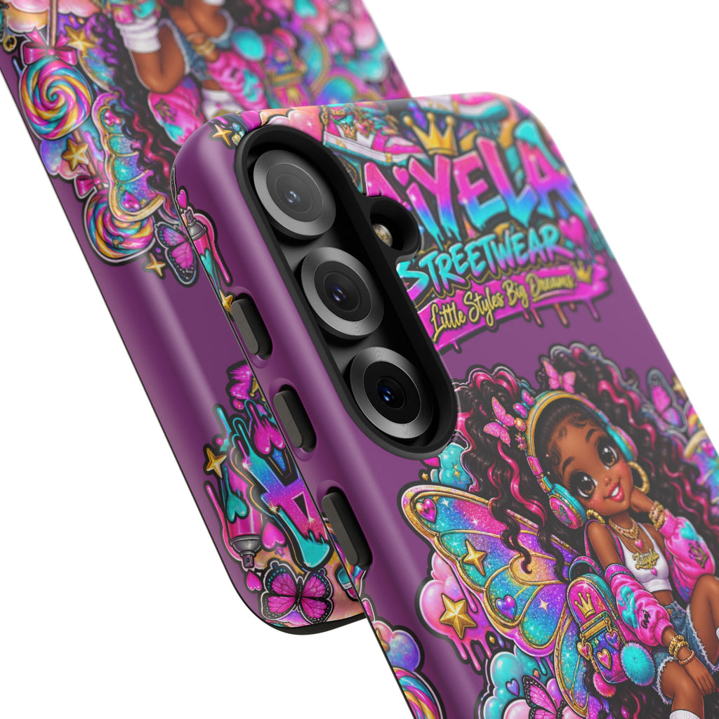 Cute Afro Rainbow Fairy Phone Case Fairy Streetwear Princess Protective Cover