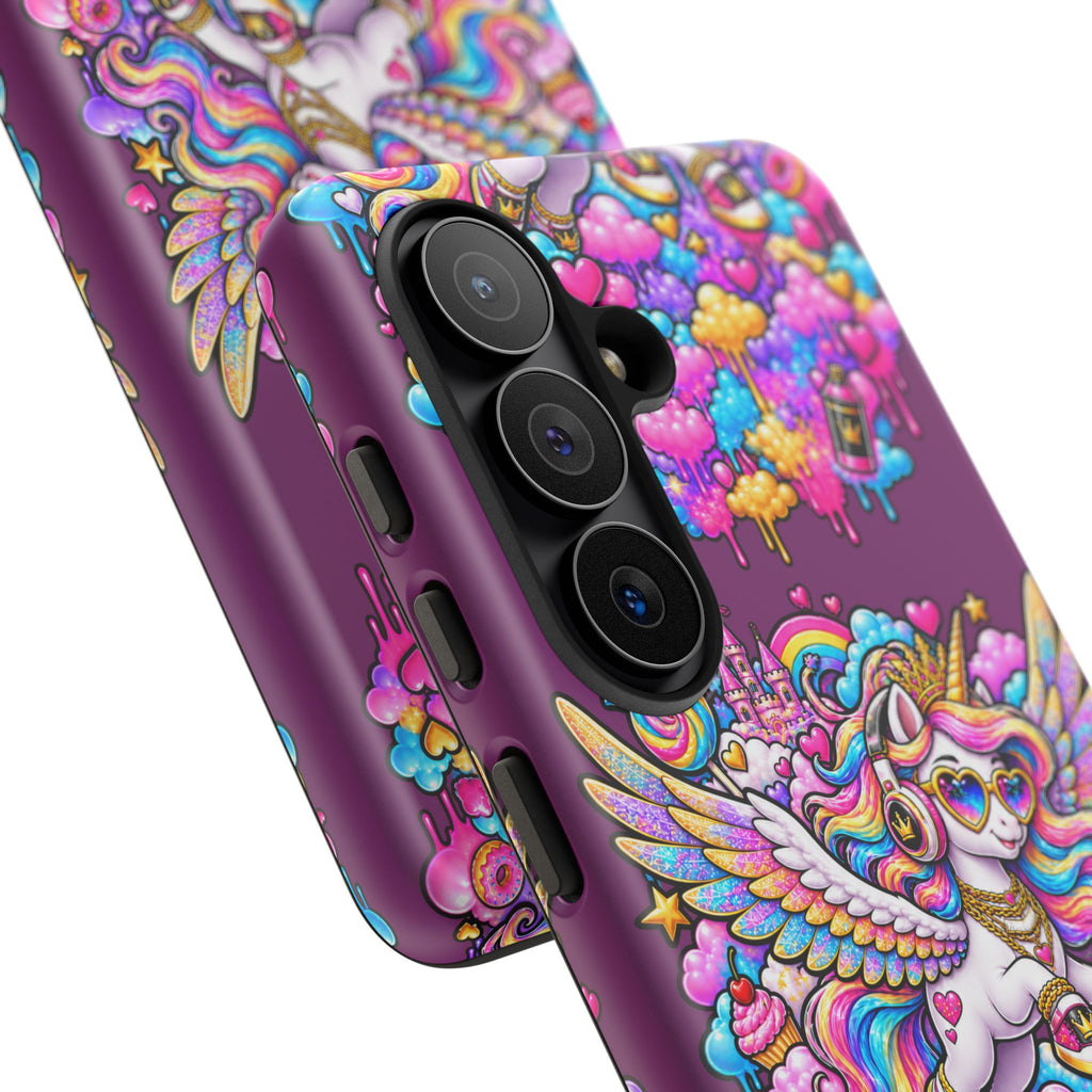Unicorn Cute Tough Case — Colorful Rainbow Pegasus Phone Case