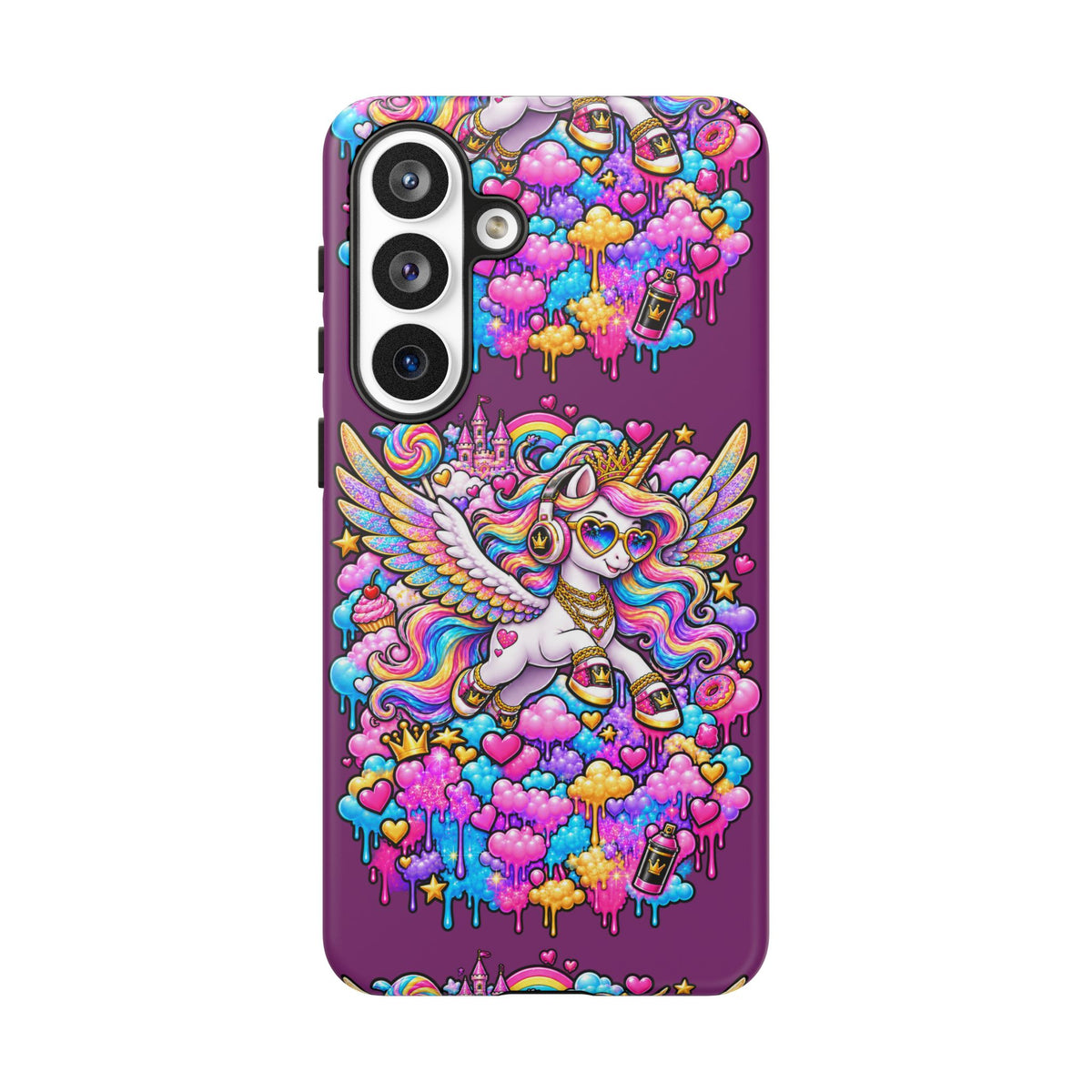 Unicorn Cute Tough Case — Colorful Rainbow Pegasus Phone Case