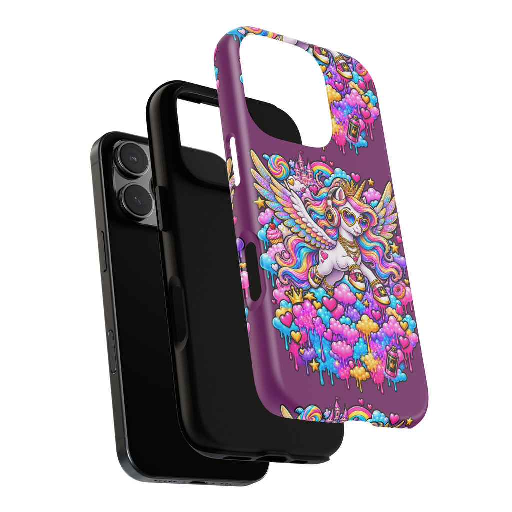 Unicorn Cute Tough Case — Colorful Rainbow Pegasus Phone Case