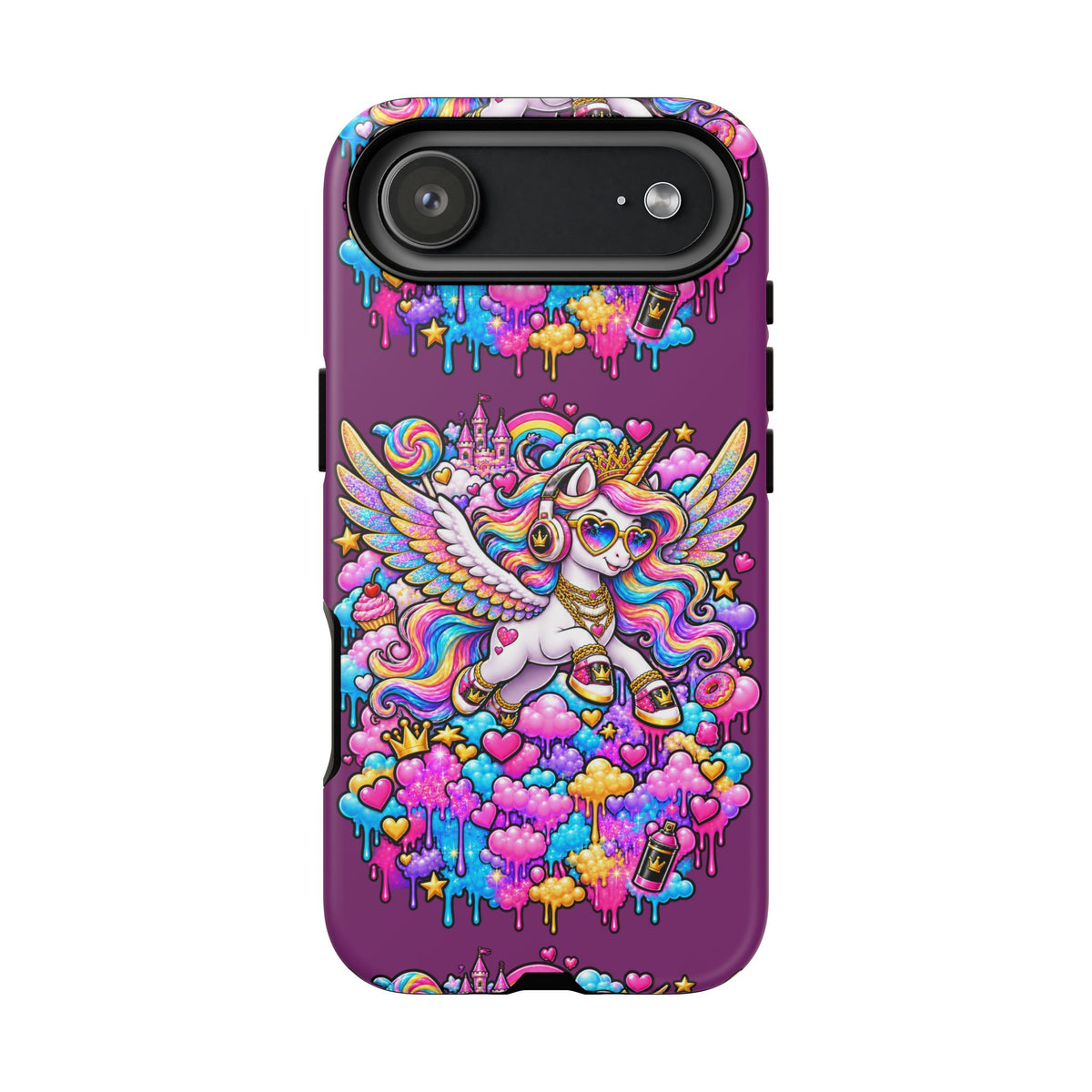 Unicorn Cute Tough Case — Colorful Rainbow Pegasus Phone Case