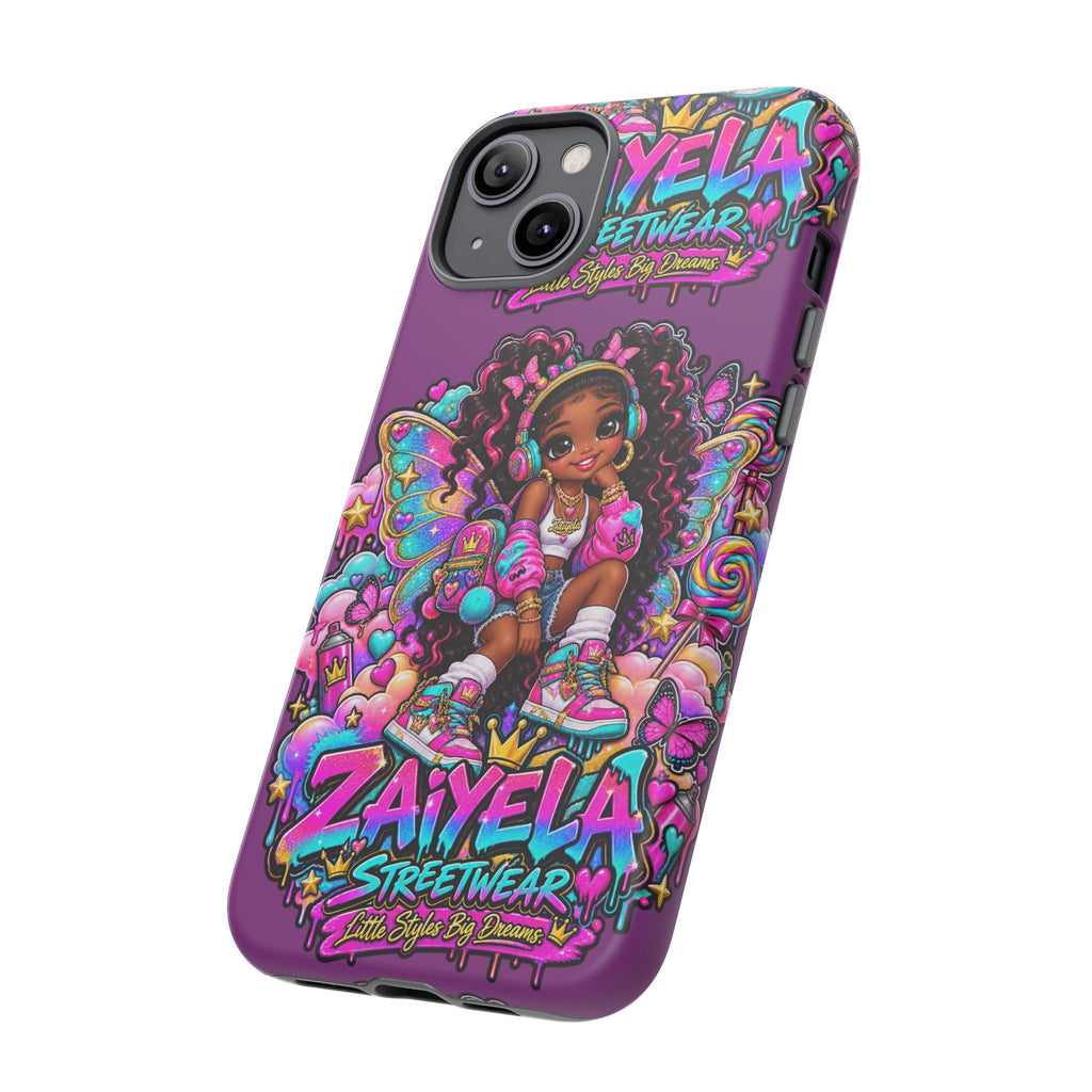Cute Afro Rainbow Fairy Phone Case Fairy Streetwear Princess Protective Cover